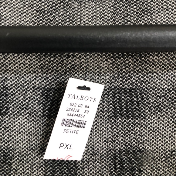 Talbots Black n White Checkers Knit Blazer - Picture 8 of 9